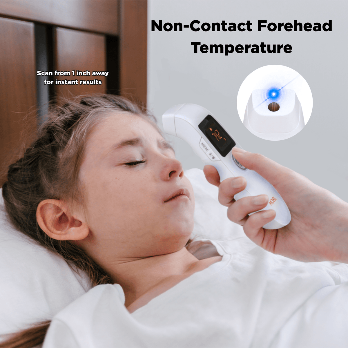 Air Non - Contact Digital Forehead Thermometer - MOBI USA