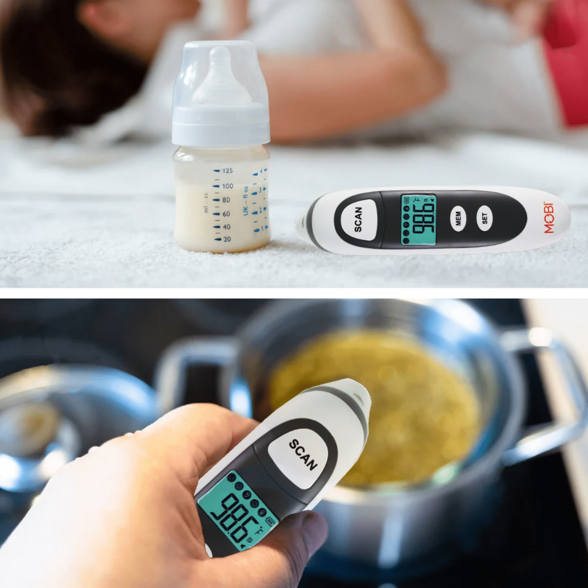 Mobi DualScan Prime Digital Forehead & Ear Thermometer - MOBI USA