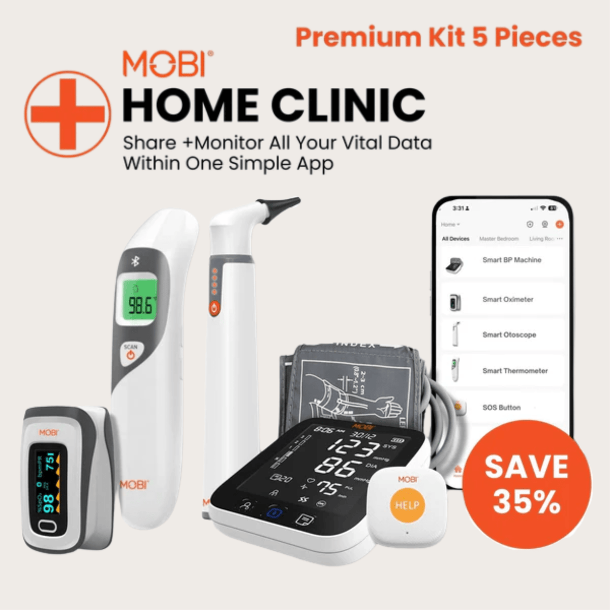 MOBI Home Clinic - Premium Kit (5 Piece) - MOBI USA