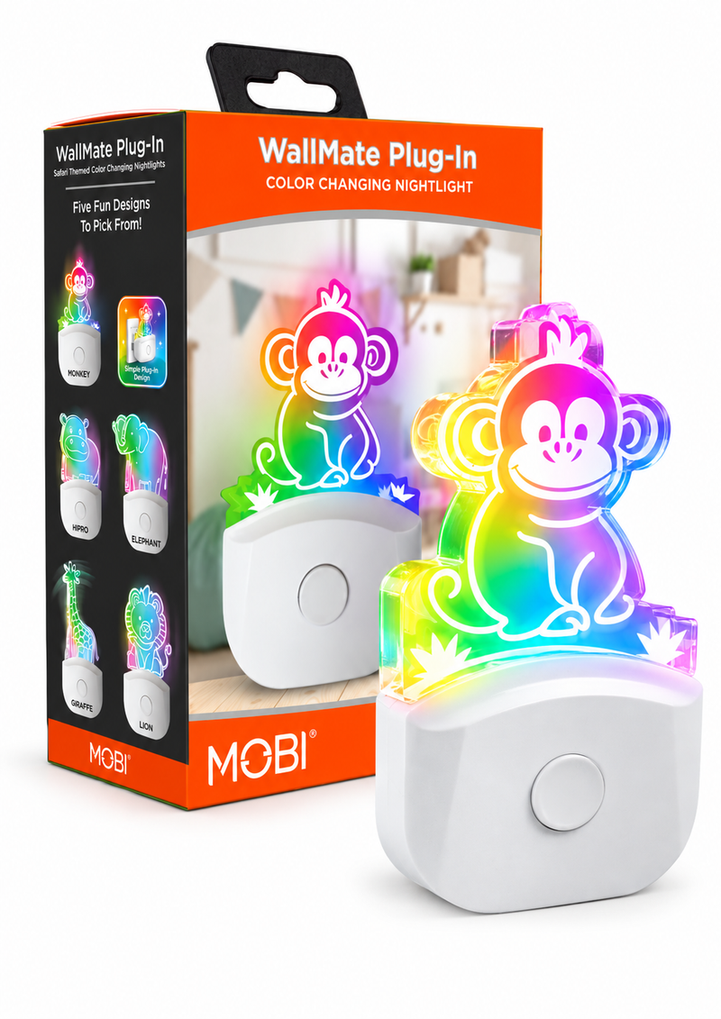 WallMate Plug-In Nightlight — Monkey